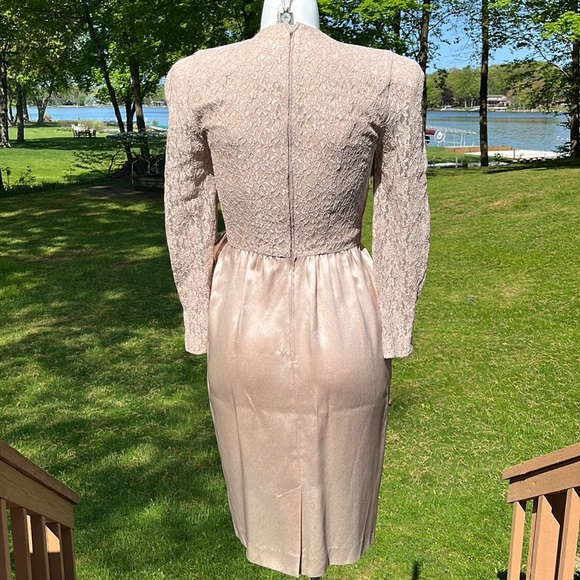 Leslie Fay vintage dressy dress 6P - Picture 4 of 12